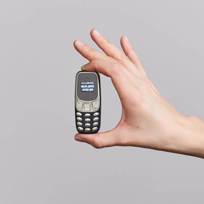 Vicces ajándék gyerekeknek a Világ legkisebb mobilja
