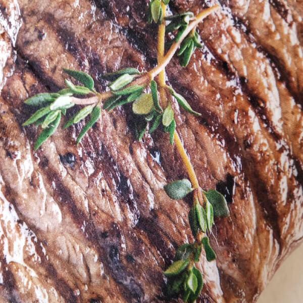 Steak párna kiváló dekoráció és ajándék választás férfiaknak