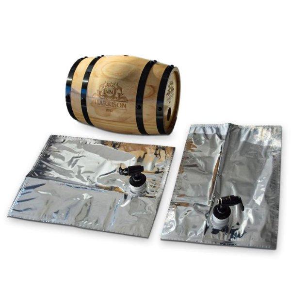 Fenyőfából készült hordó ital csapoló whisky kedvelőknek