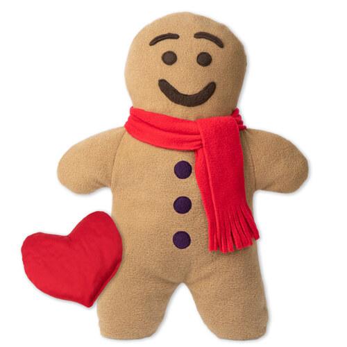 Mézeskalács baba mikrózható szívvel