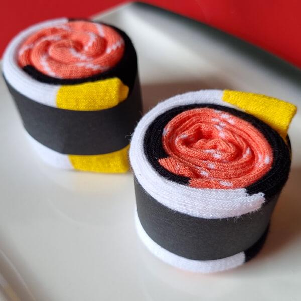 Lazacos maki sushi kinézetű zokni