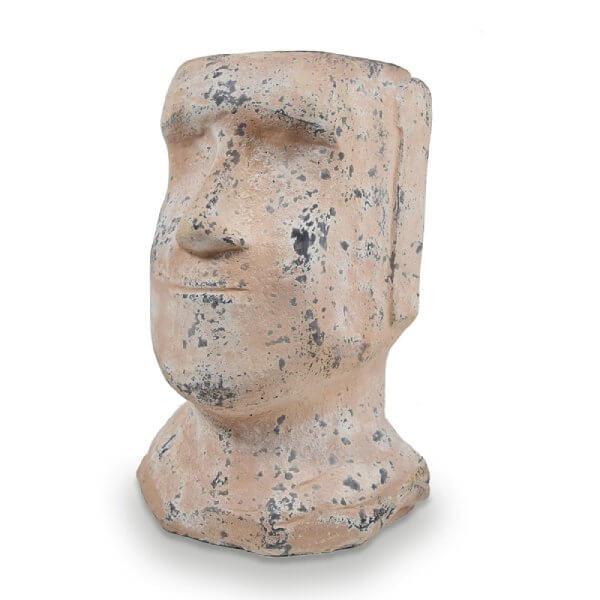 Húsvét szigeteki Moai szobor kinézetű virágtartó