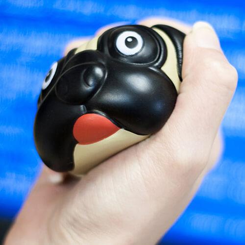 Stresszoldó Mopsz fej